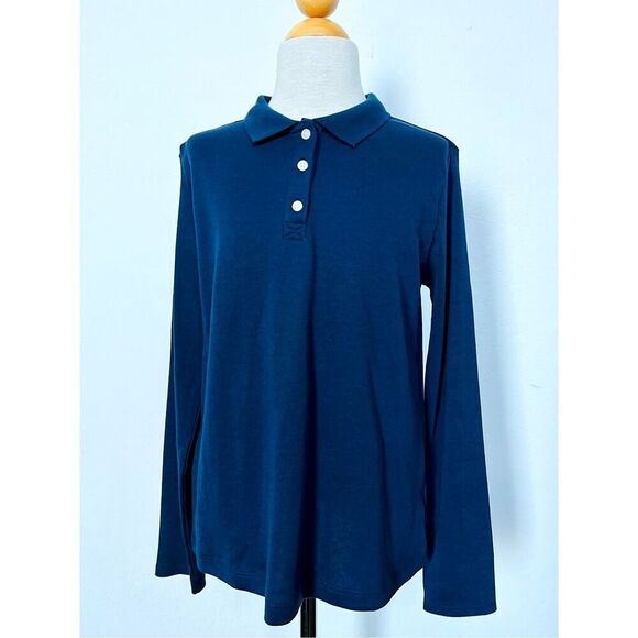 3/$30 NEW GYMBORee Boys Kids 10-12 Navy Uniform Polo Shirt - Picture 1 of 4